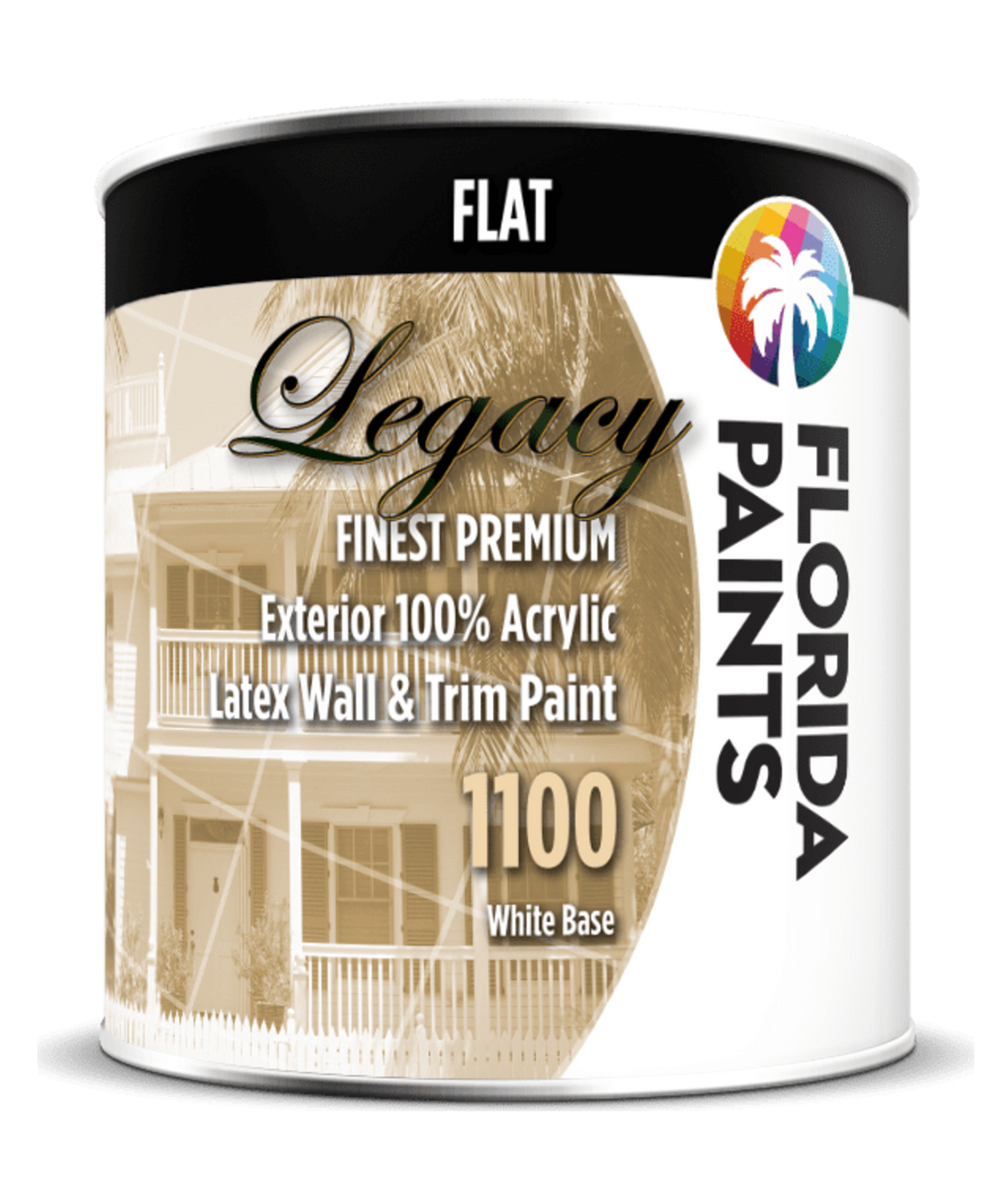 Florida Legacy exterior paint can