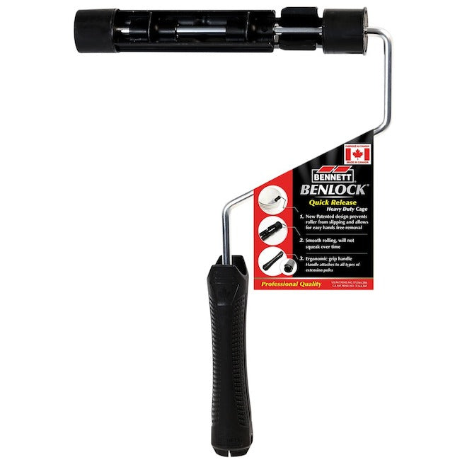 Bennett Benlock 240 mm Black Plastic/Metal Roller Cage