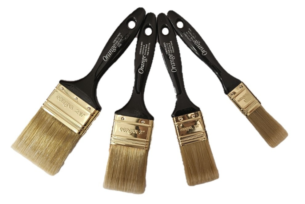 The Corona Orange Nylon/Polyester Brush